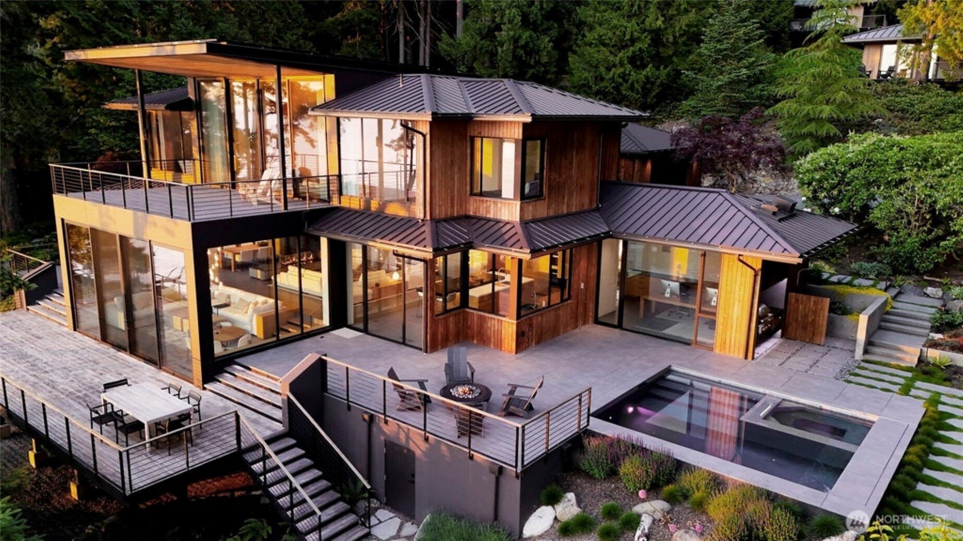 Explore this Spectacular 8,308 Sq. Ft. Northwest Waterfront Estate on Orcas Island with Breathtaking Panoramic Views of the Salish Sea
