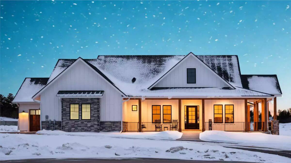 2-Bedroom Mountain-Style Alderdale Home with Wraparound Porch and Walkout Basement (Floor Plan)