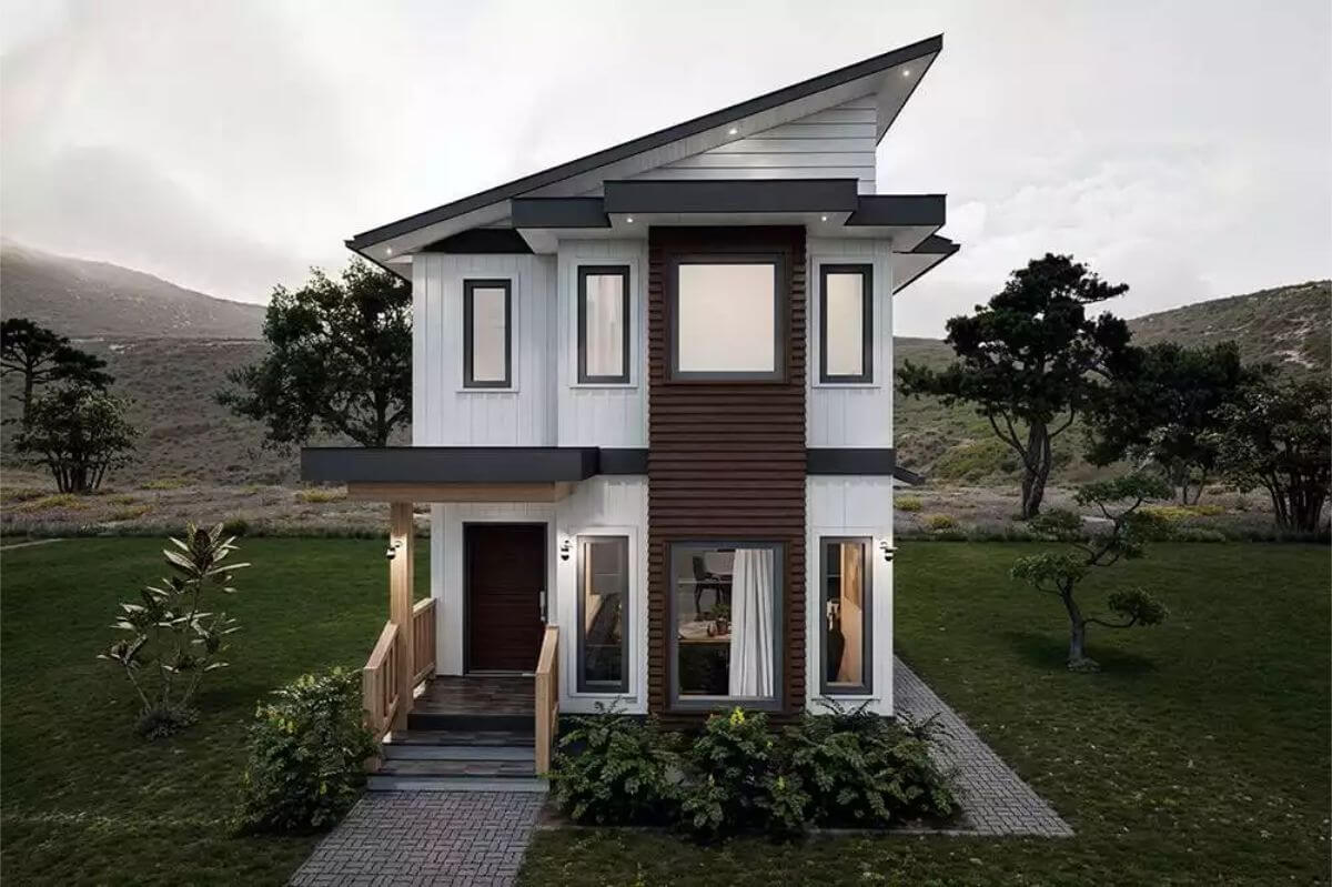 Front Night View
