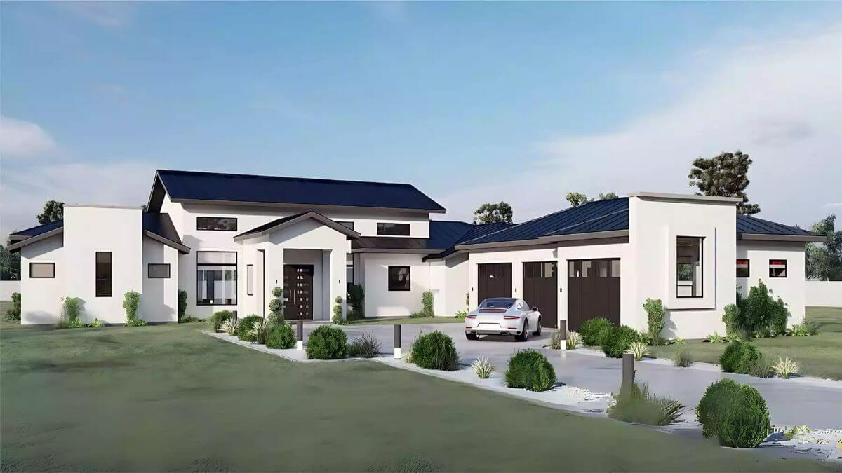 Grace Hills 3-Bedroom Modern Ranch with Covered Patio and 3-Car Garage (Floor Plan)