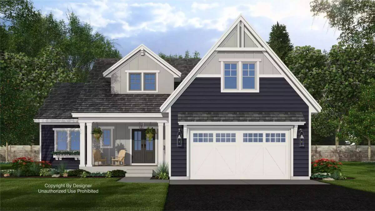 5-Bedroom Laurier Craftsman Farmhouse with Bonus Room and Jack & Jill Bath (Floor Plan)