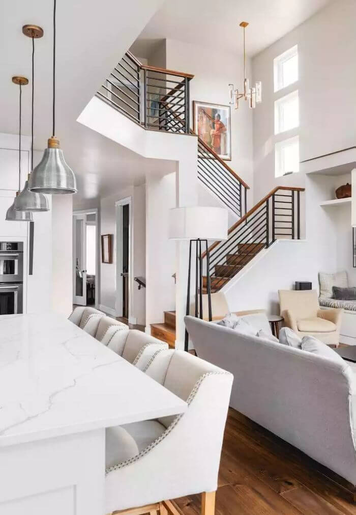 Kitchen and Living Room