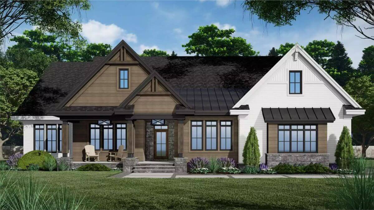 4-Bedroom Shelby Cove Ranch for a Corner Lot with Bonus Room (Floor Plan)