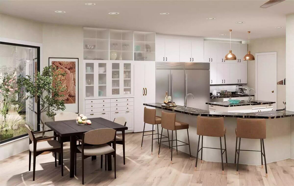 Dining Area and Kitchen