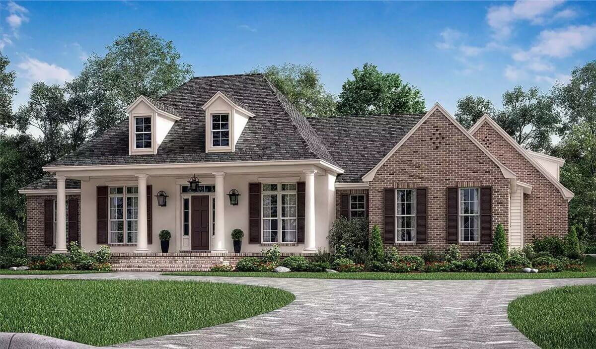 Southern-Style 3-Bedroom Oakville Home with Bonus Room and Open-Concept Living (Floor Plan)