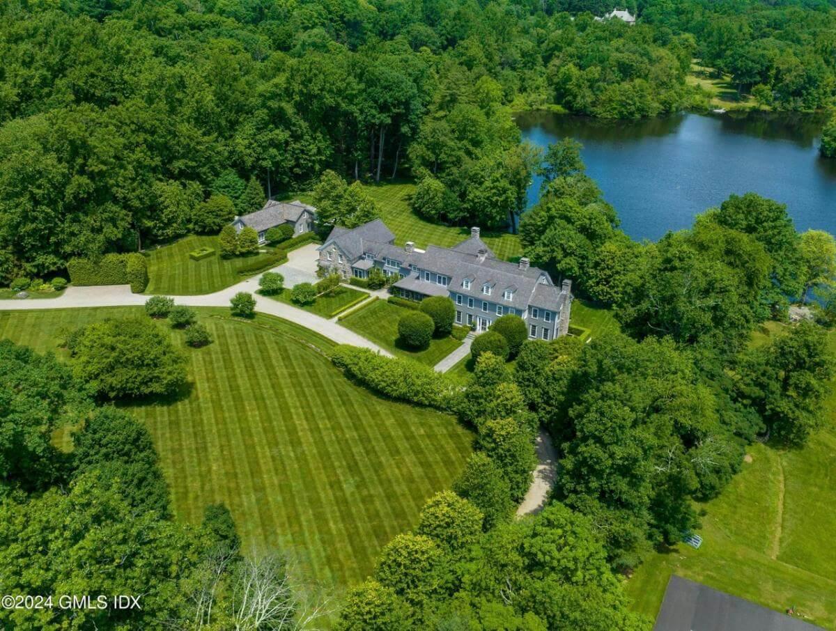 Take in the Breathtaking Aerial View of This Expansive Estate