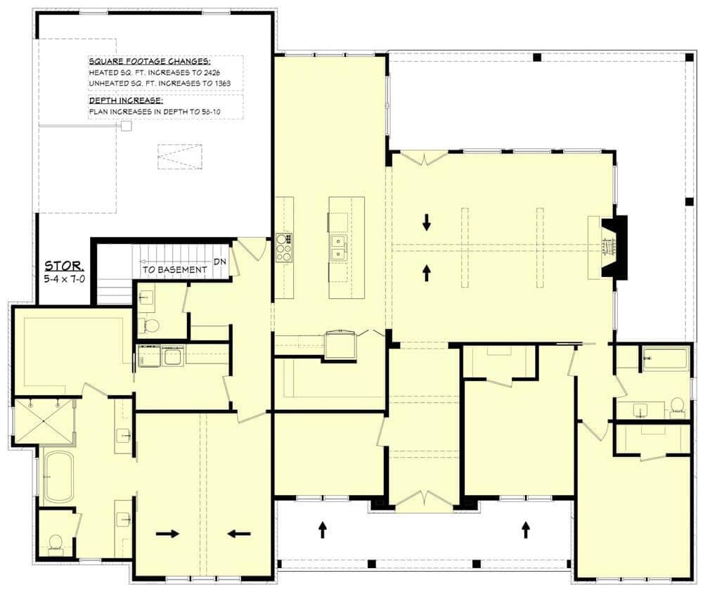 Unveil the Practical Charm in This Thoughtful Floor Plan