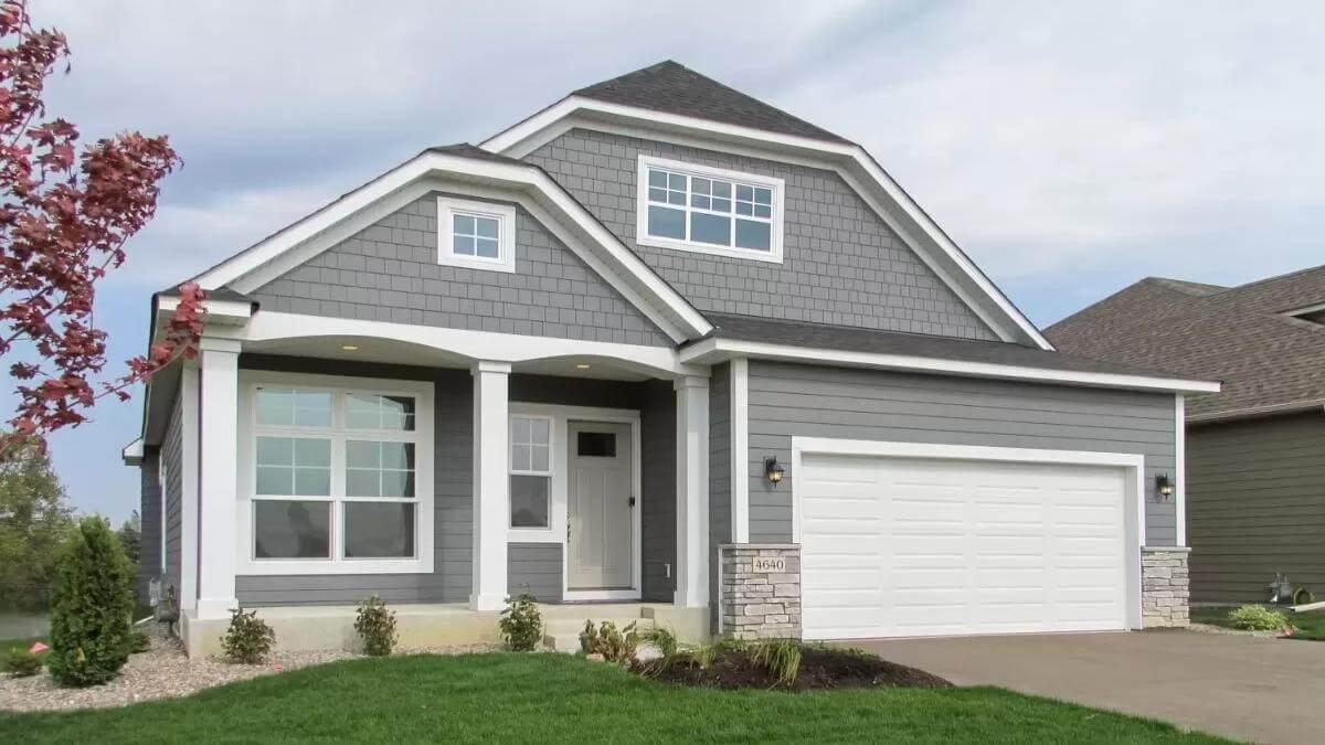 Craftsman Home with Eye-Catching Gable and Stone Accents