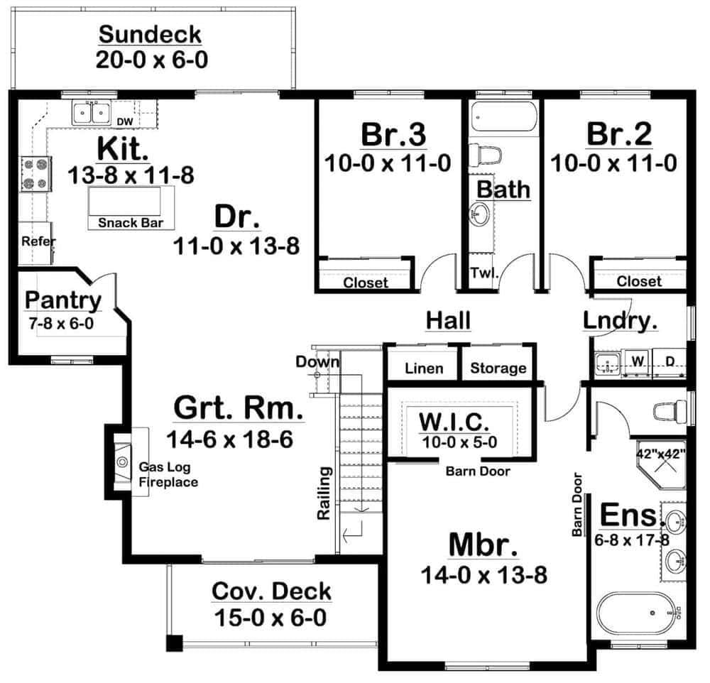 Explore This Pet-Friendly Home with a Spacious Great Room and Cozy Covered Deck