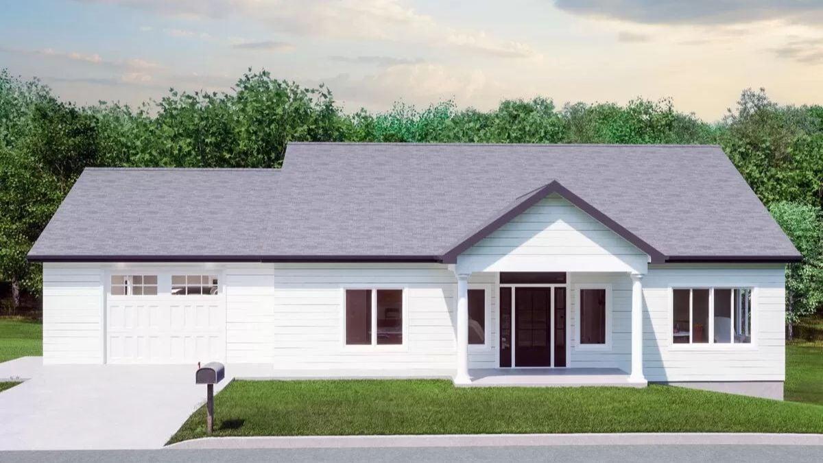 Charming Craftsman Bungalow with Clean Lines and a Welcoming Front Porch