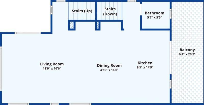Effortless Flow from Living Room to Balcony