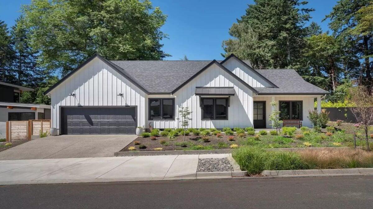 Charming Modern Farmhouse with Board-and-Batten Siding