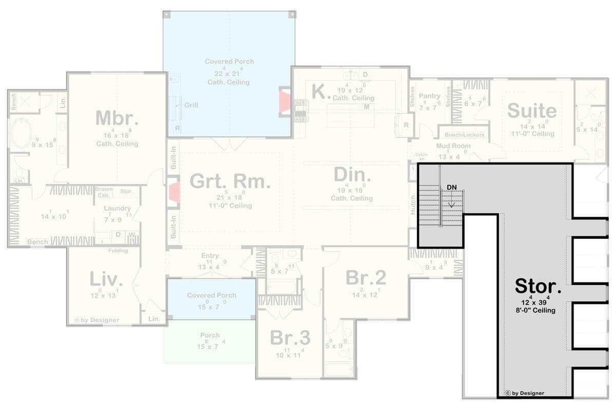 Discover the Smart Layout with Cozy Mud Room and Spacious Storage