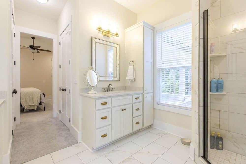 Notice the Subtle Elegance of This Craftsman Bathroom Vanity