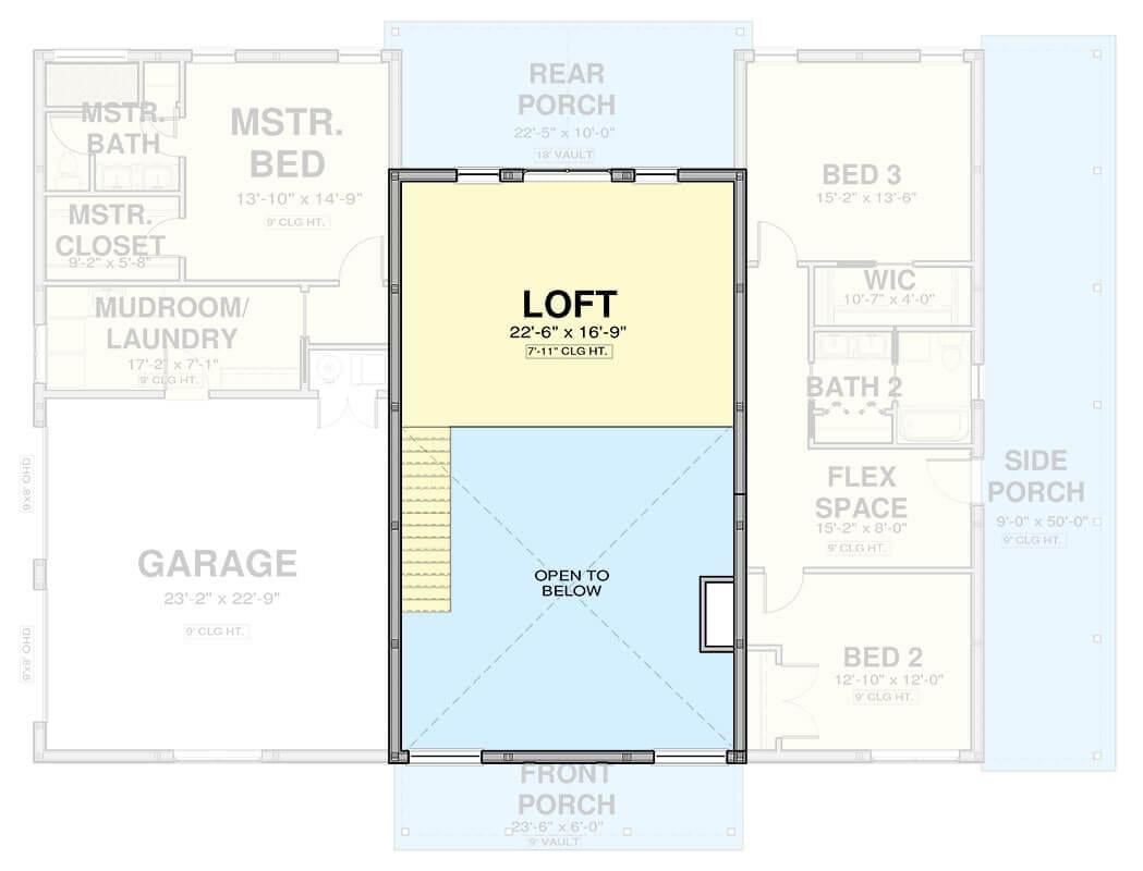 Check Out This Loft-Centric Floor Plan with Expansive Open Space