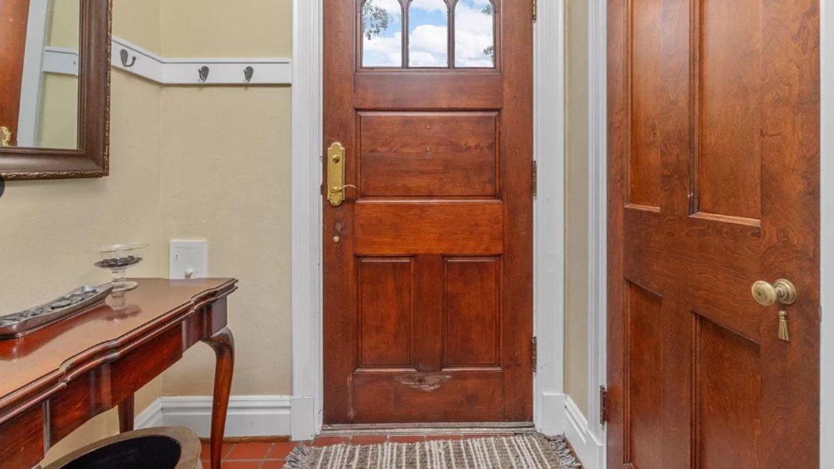 Classic Entryway with Warm Wooden Accents