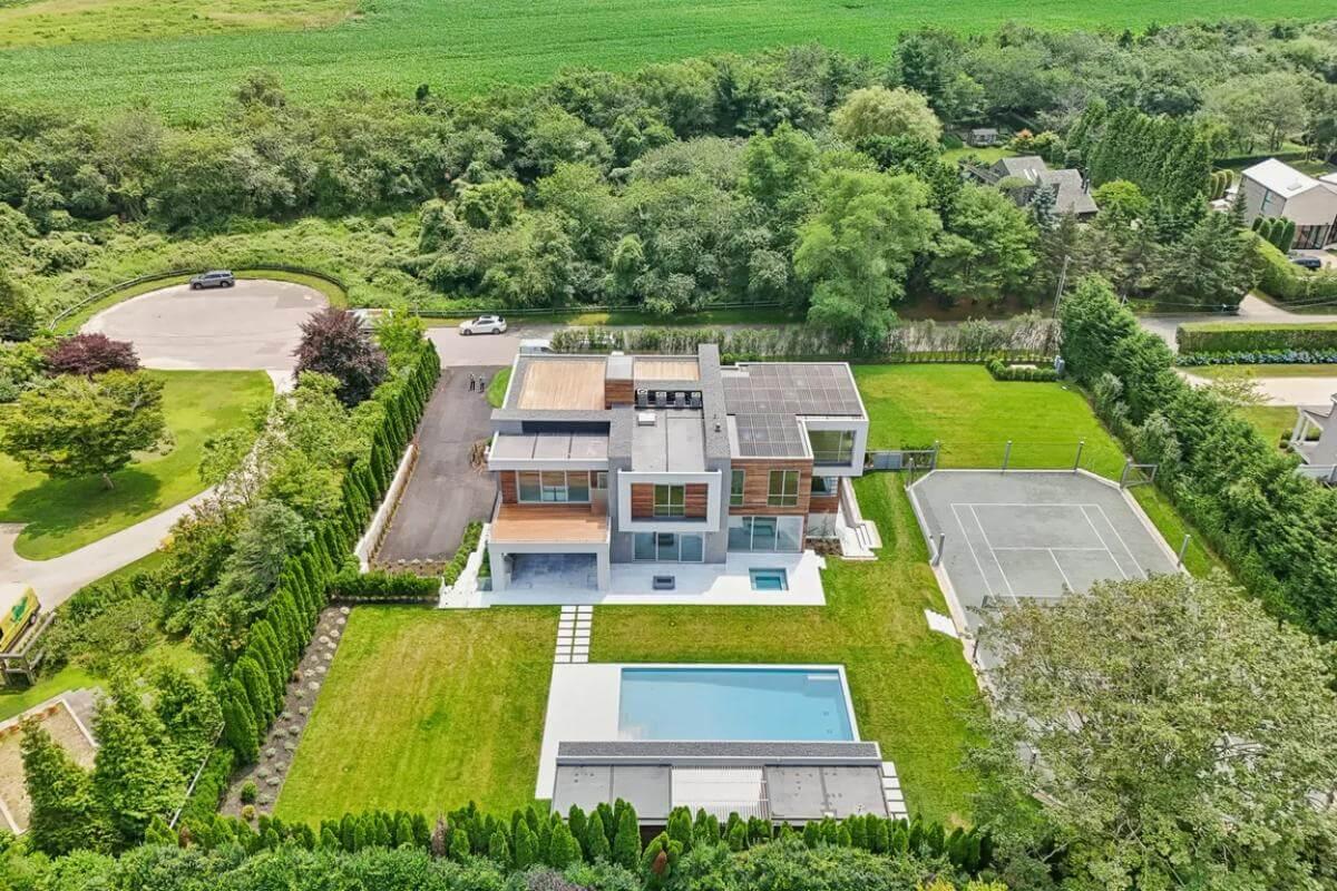 Explore the Expansive Lot with Tennis Court and Pool