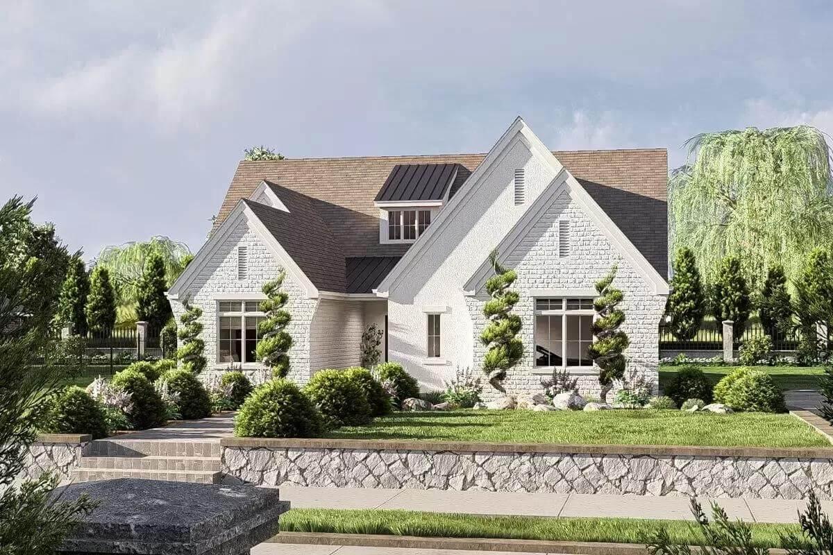 Impressive Craftsman Exterior with a Stunning Stone Facade