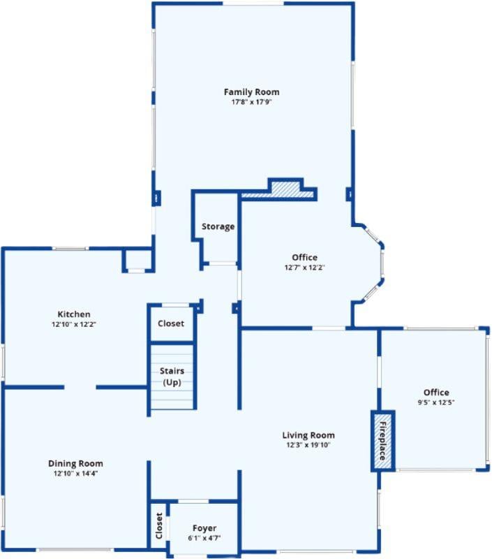 Explore the Spacious Layout with Two Offices Perfect for Work-from-Home Life