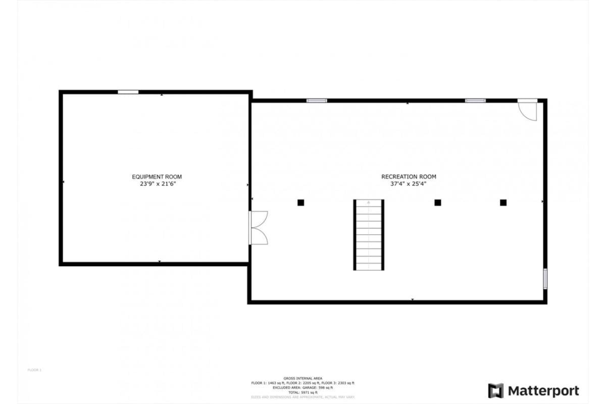 Check Out the Basement Layout with a Dedicated Recreation Room