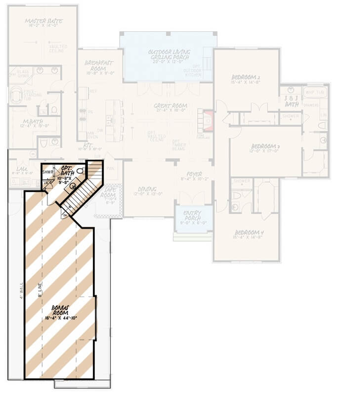 Bonus Level Floor Plan