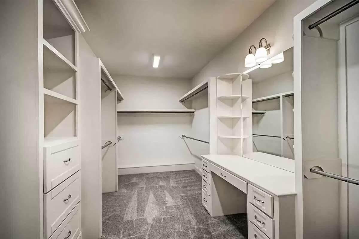 A Walk-In Closet That