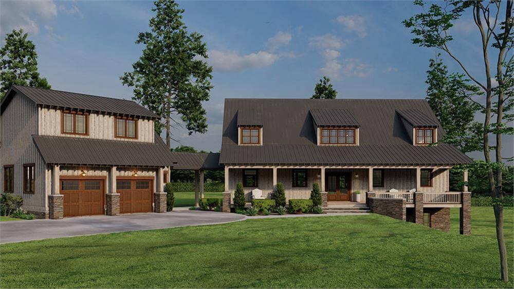 Classic Farmhouse with a Distinctive Wraparound Porch