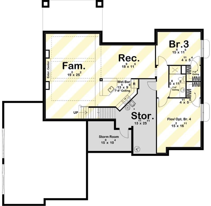 Versatile Lower Level with Recreation Room and Wet Bar