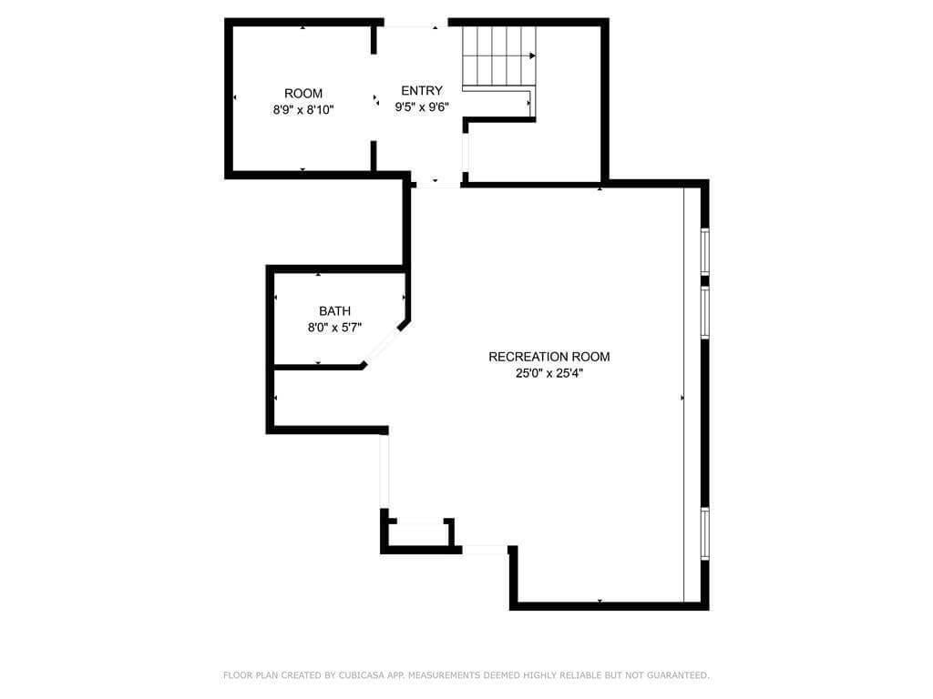 Check Out This Expansive Basement Recreation Room