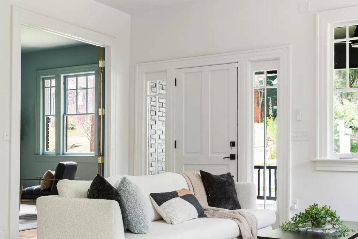 Step into this Craftsman Entryway with Bright Natural Light
