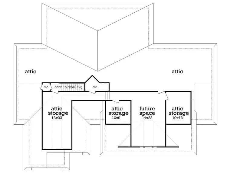 Explore the Versatile Attic Space with Ample Storage Options