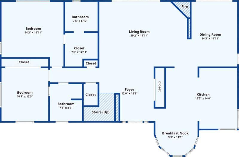 Detailed Main Floor Layout with Spacious Living and Dining Areas