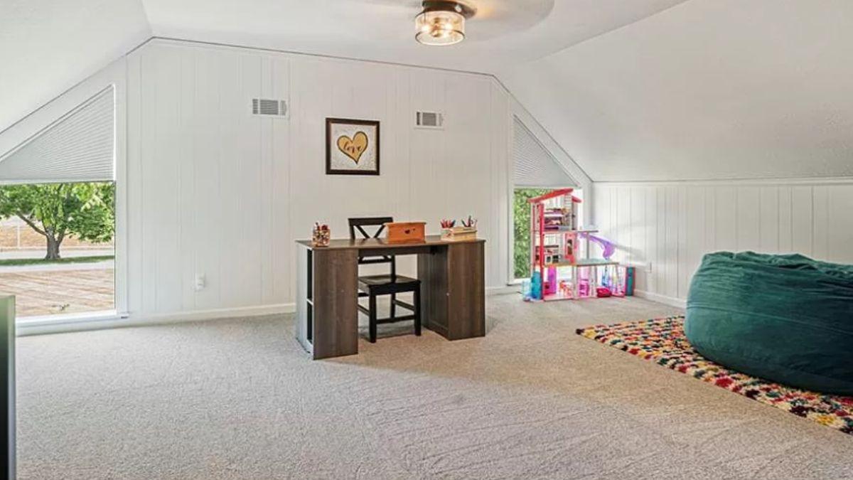 Explore This Bright Loft Play Area with Cozy Reading Corner