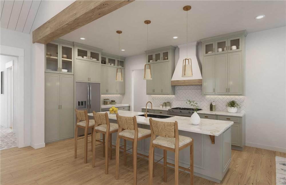 Discover the Sleek Minimalism in This Craftsman Kitchen