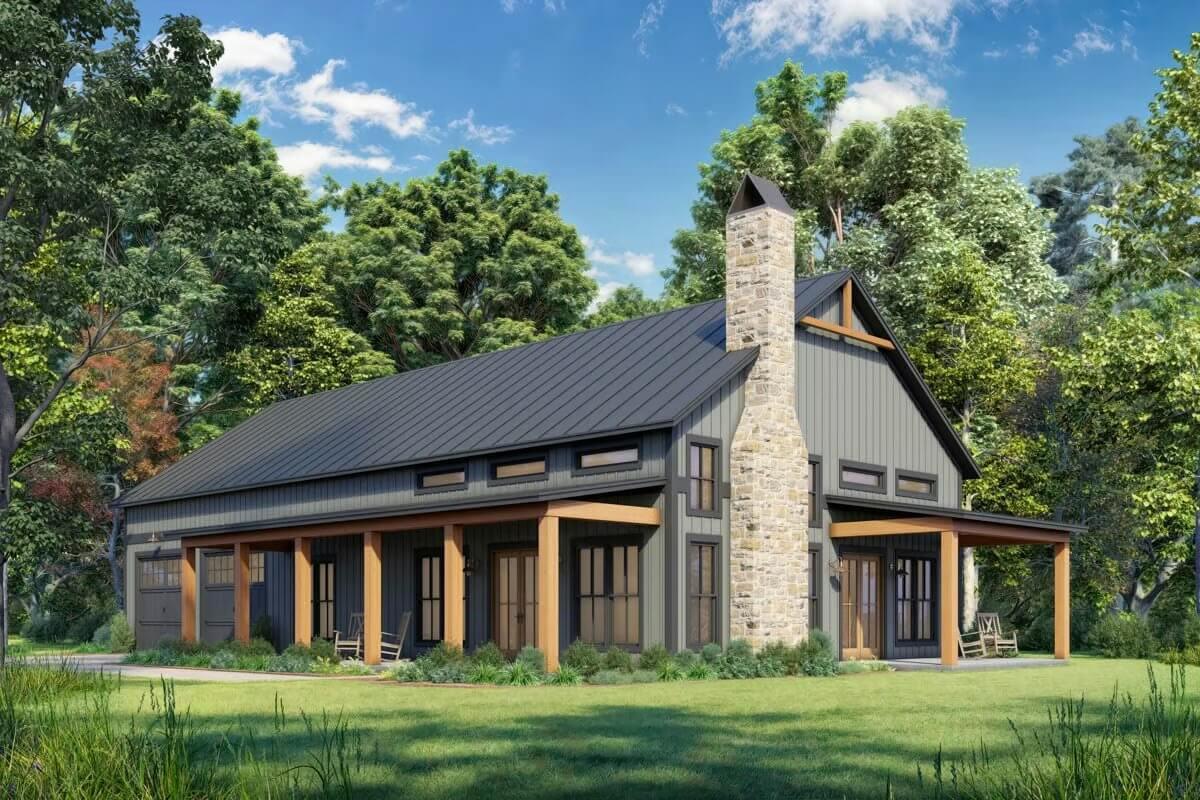 Explore the Rustic Charm of This Modern Barn-Style Home