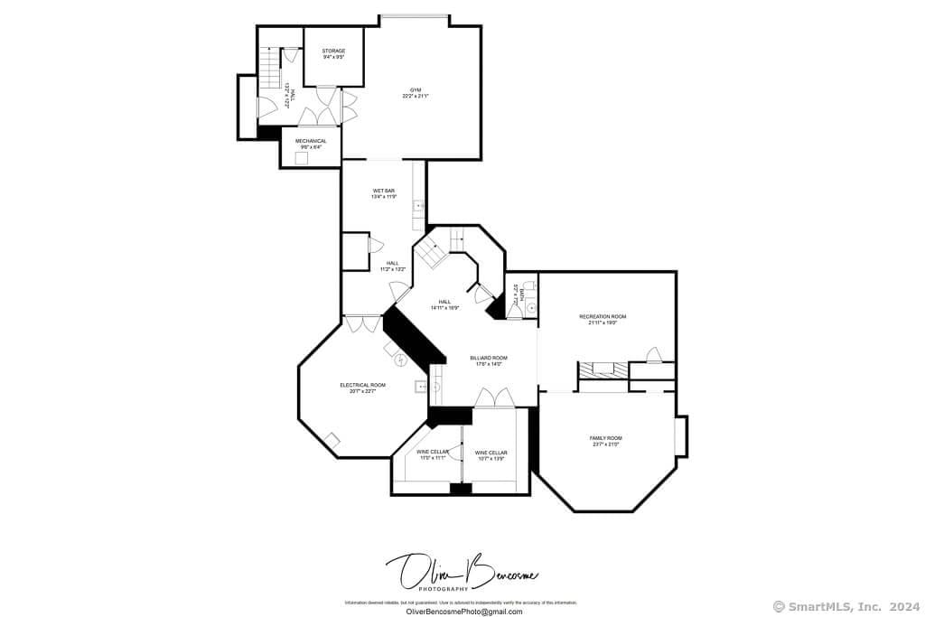 Discover This Basement Level with a Wine Cellar and Home Gym