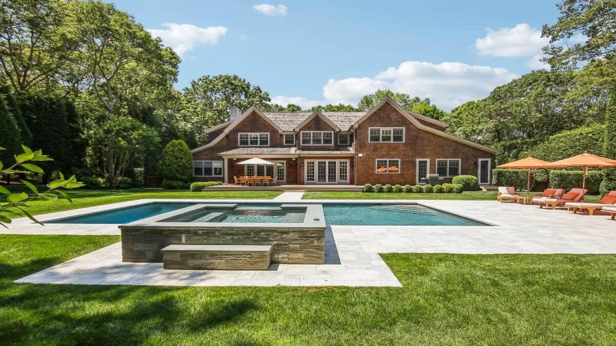 Check Out the Poolside Paradise Complementing This Craftsman Gem