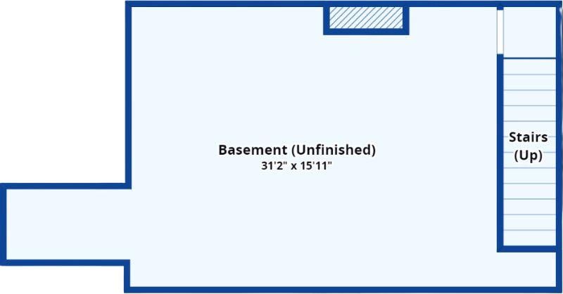 Unfinished Basement Ready for Customization