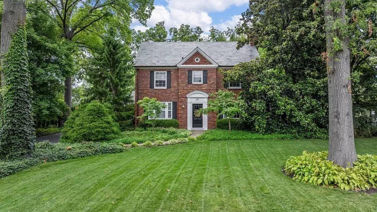 Timeless Brick Facade with Mature Landscaping