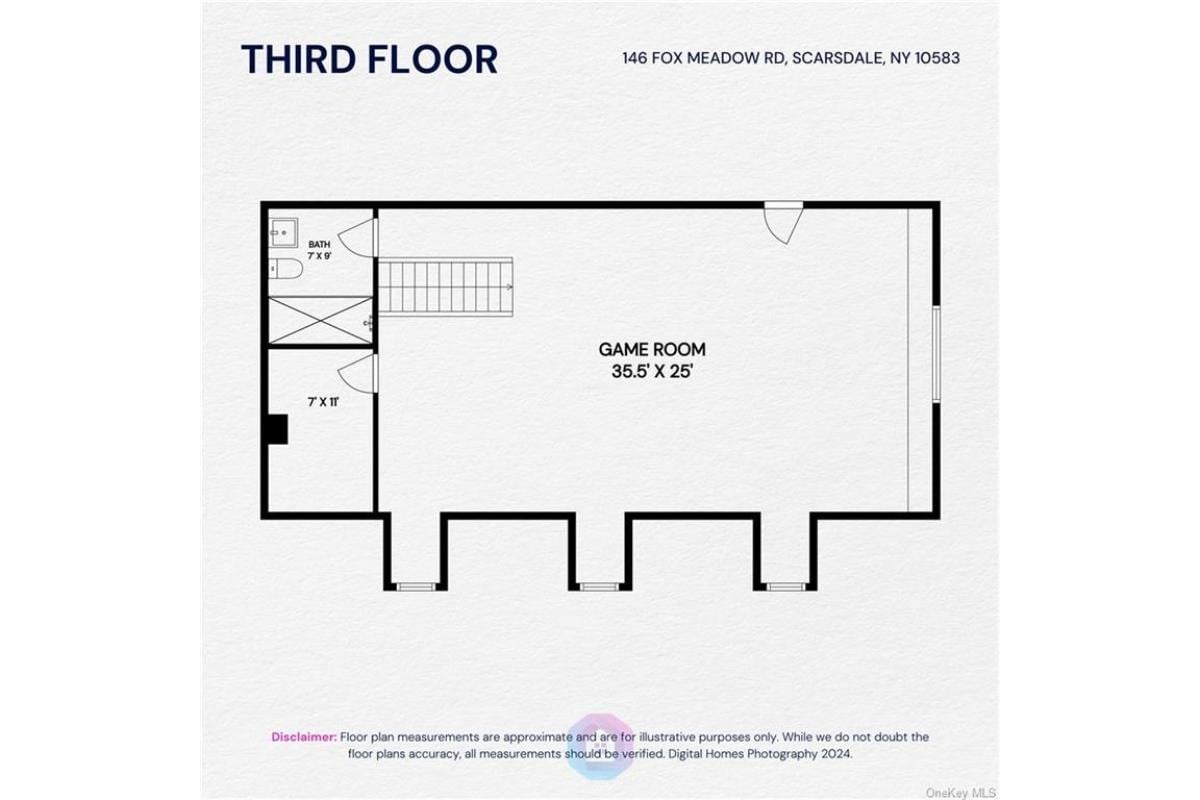 Discover the Multitasking Third Floor with a Spacious Game Room