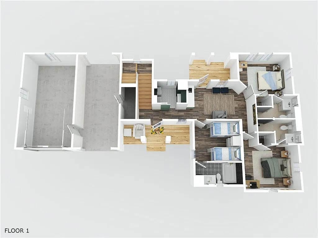 First Floor Layout with Thoughtful Spaces for Family Living