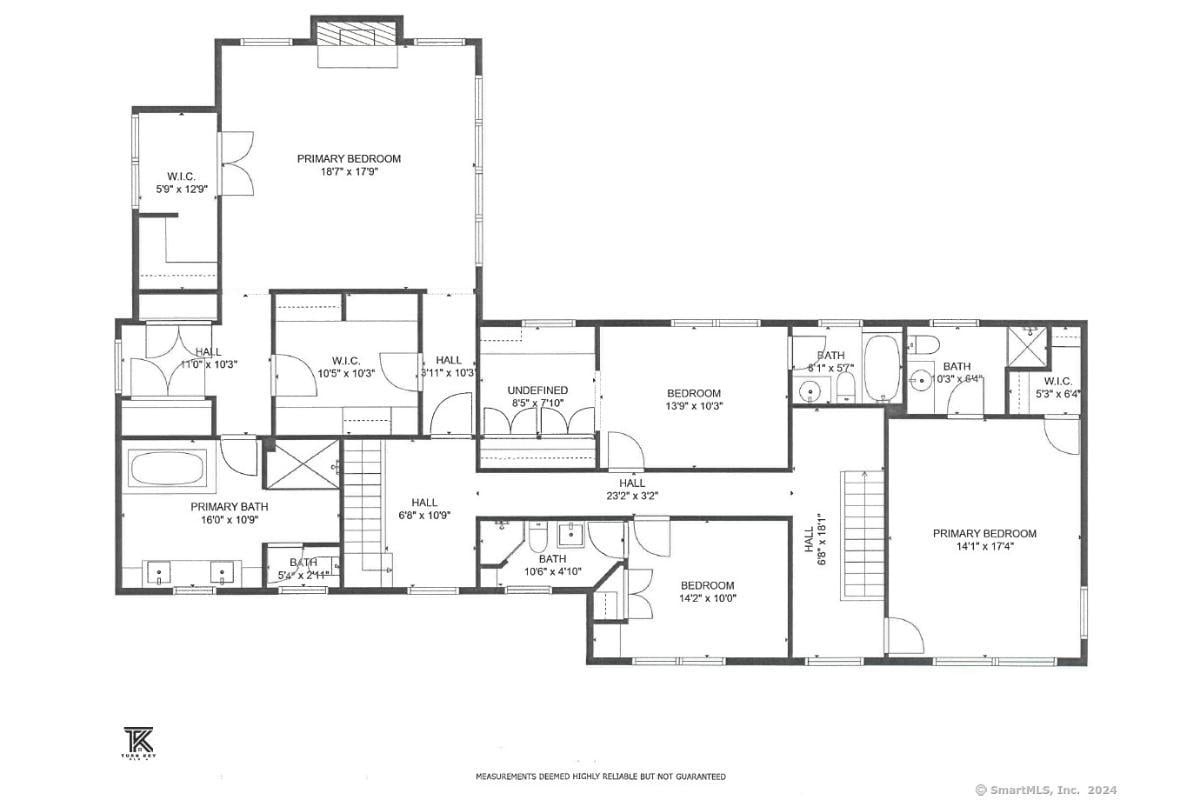 Explore This Upper Floor Plan with Dual Primary Suites