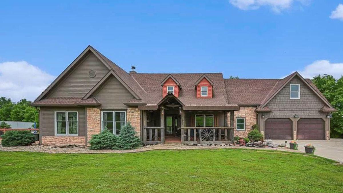 Take in the Unique Porch Design and Classic Dormer Windows