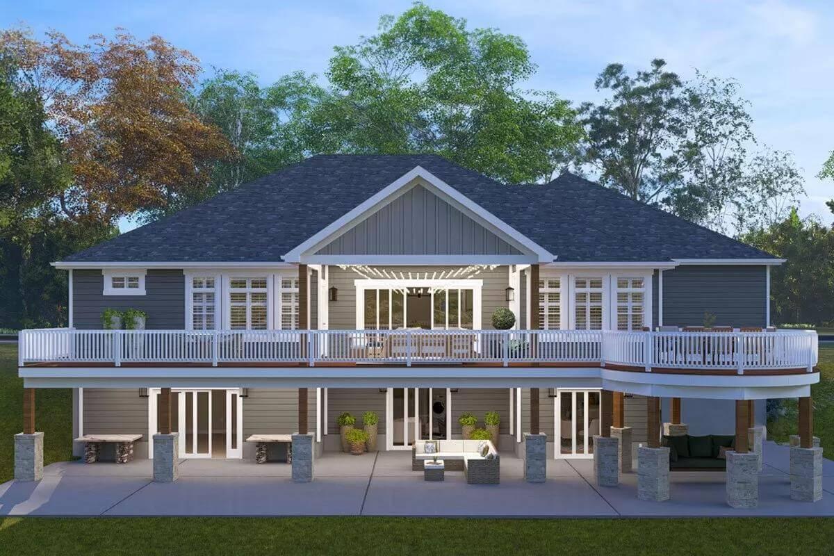 Double-Level Decks with a Wall of Windows? Yes, Please!