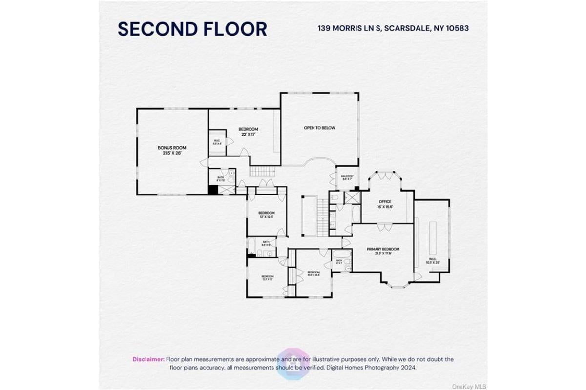 Smartly Laid-Out Second Floor with Versatile Bonus Room
