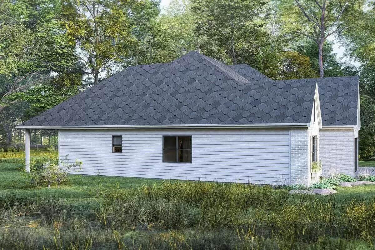 Simple Elegance with a Crisp Roofline and Soft Siding