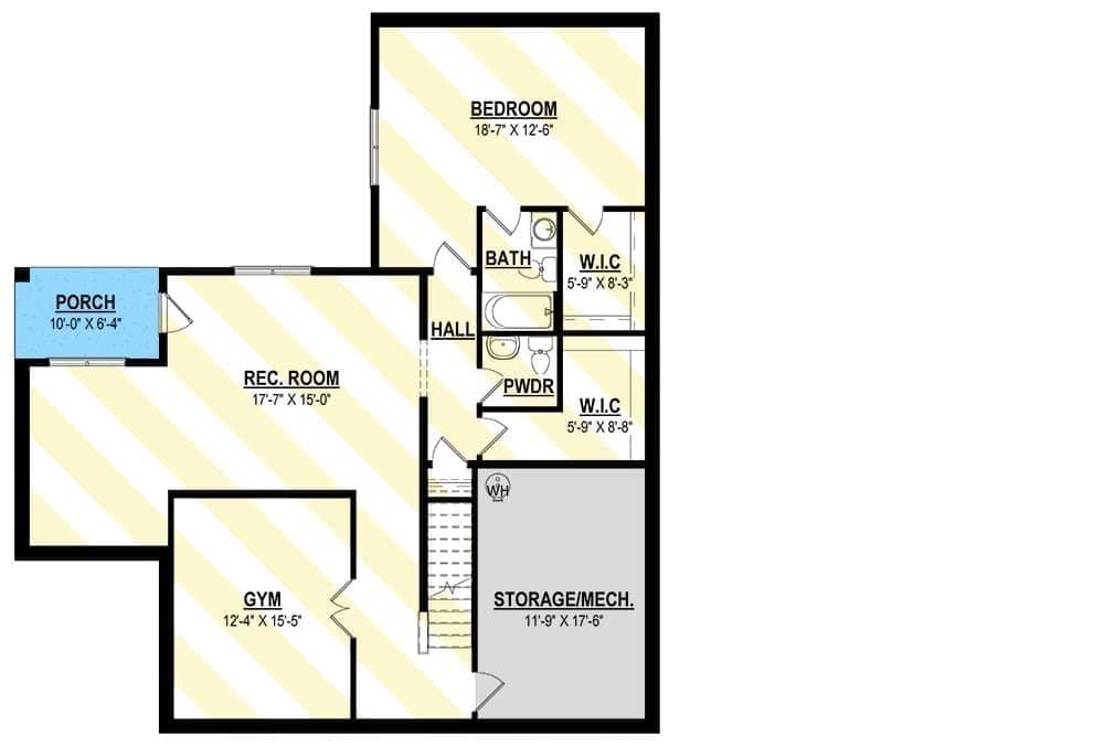 Explore the Versatile Gym and Recreation Room Combo