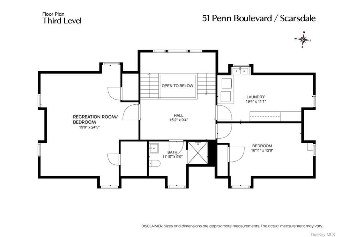 Versatile Third Level with Recreation and Private Areas