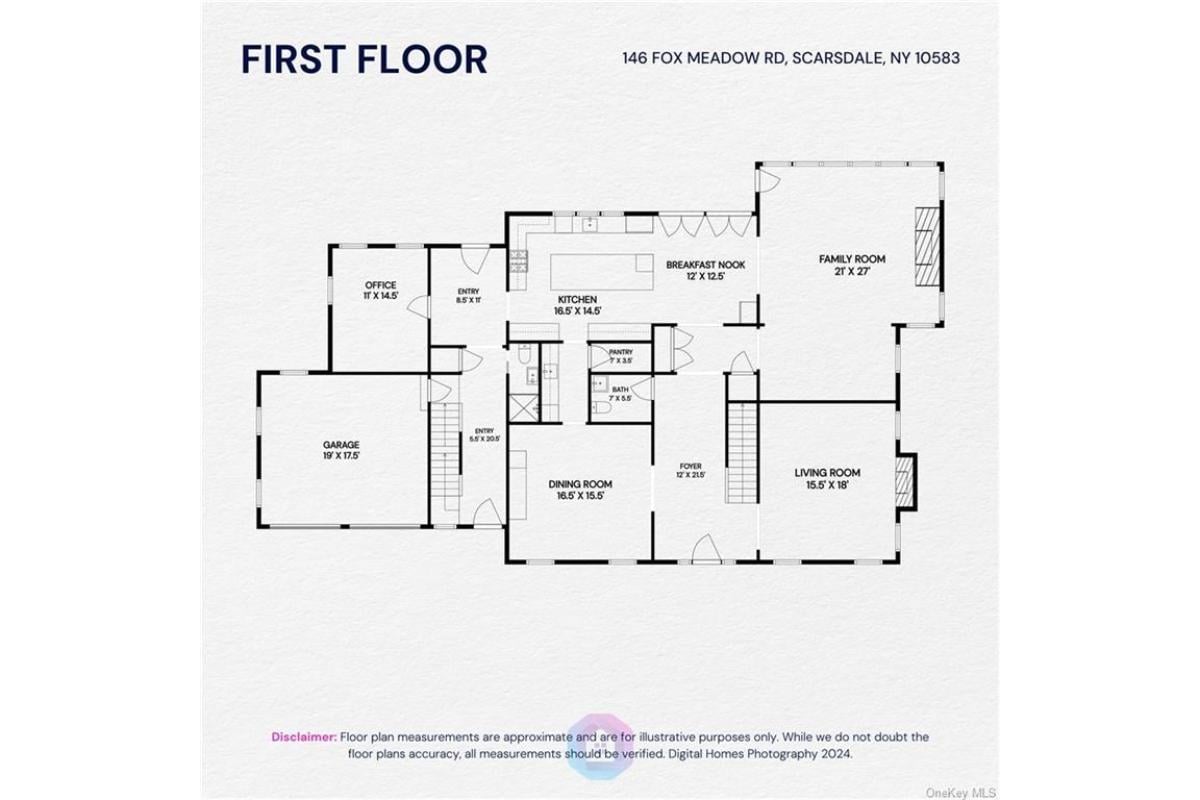 Exploring the First Floor: From the Sunlit Family Room to the Convenient Garage Entry