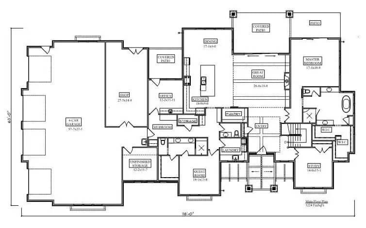 Spacious Main Floor Plan with Dedicated Craft Room and Expansive Garage